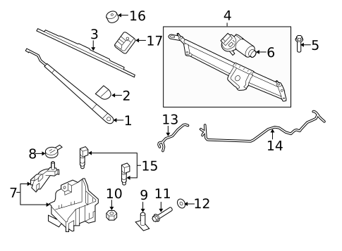 Wiper & Washer Components for 2010 Lincoln Navigator #0