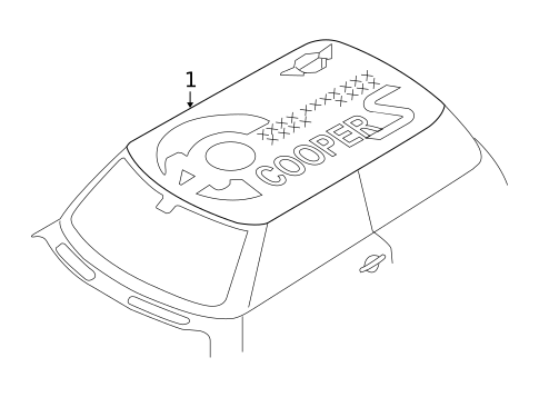 Stripe Tape for 2013 Mini Cooper #13