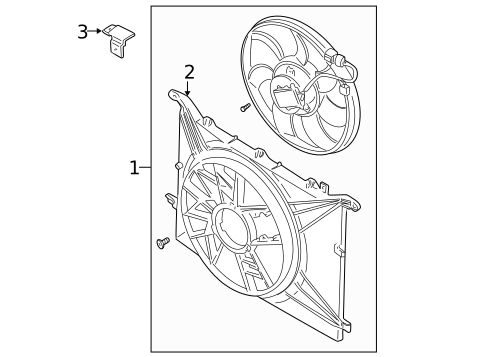 Cooling Fan for 2006 Volvo XC70 #0