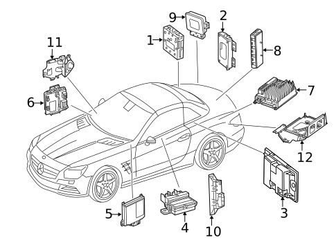 Control Components for 2014 Mercedes-Benz SL65 AMG #0