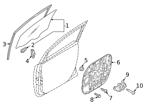 Front Door for 2018 Kia Sedona #1