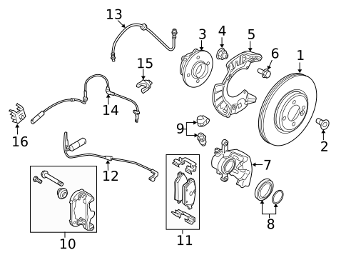 Front Brakes for 2013 Mini Cooper #0