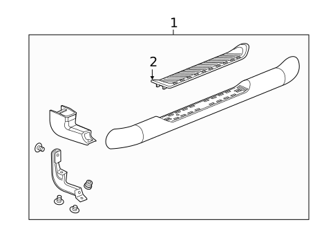 Running Board for 2021 GMC Sierra 3500 HD #3