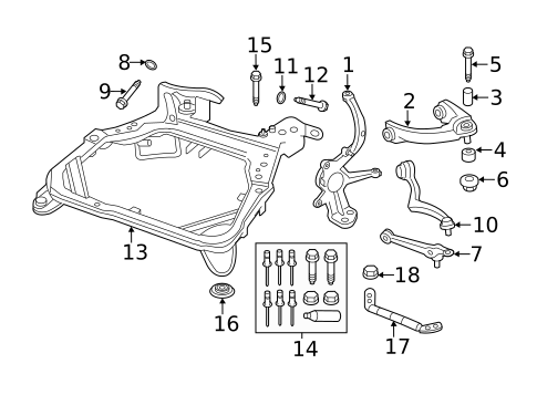 Suspension, Springs & Related Components for 2009 Lincoln MKZ #0