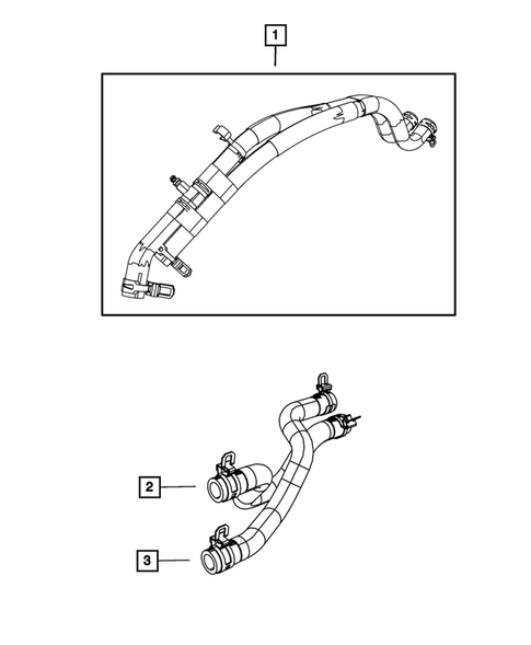 Air Conditioner and Heater Plumbing for 2013 Jeep Compass #3