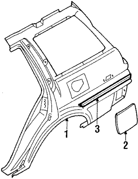 Outer Components for 1988 Toyota Corolla #0