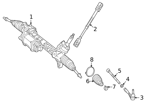 Steering Gear & Linkage for 2022 Mercedes-Benz SL 55 AMG® #3