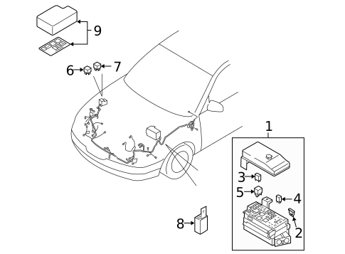 Electrical Components for 2008 Kia Amanti #0