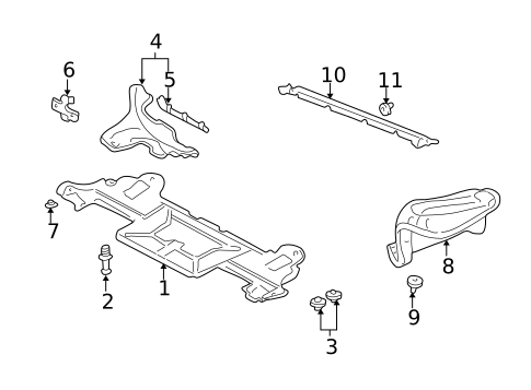 Splash Shields for 1999 Porsche 911 #0
