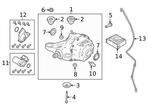Axle & Differential for 2018 Land Rover Discovery #0