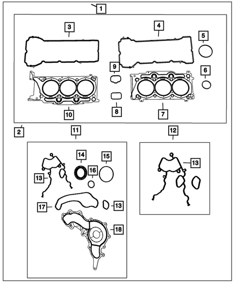 Engine Identification, Service Engines & Engine Service Kits for 2024 Ram ProMaster 1500 #0