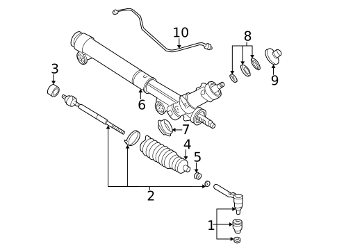 Steering Gear & Linkage for 2013 Chevrolet Express 2500 #0