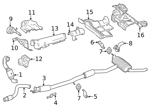 Exhaust Components for 2016 Mercedes-Benz CLA45 AMG #0