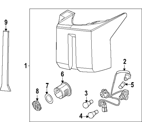 Tail Lamps for 2025 Kia Sorento #1