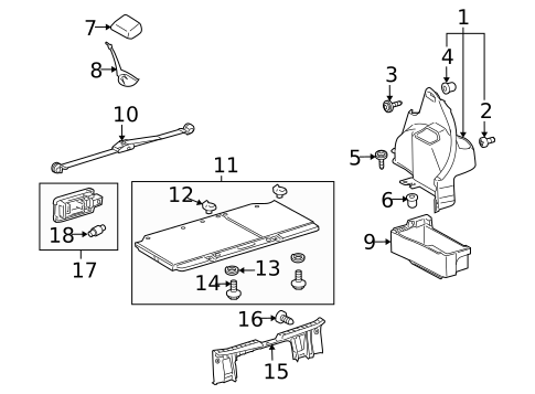 Interior Trim - Rear Body for 2007 Toyota Yaris #0