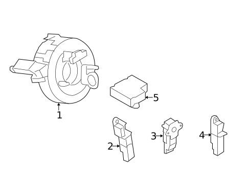 Air Bag Components for 2013 Audi allroad #1