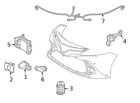 Switches & Sensors for 2024 Toyota Camry #0