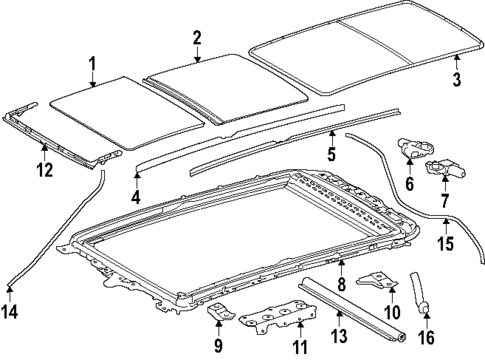 Sunroof for 2025 Lexus TX550h+ #0