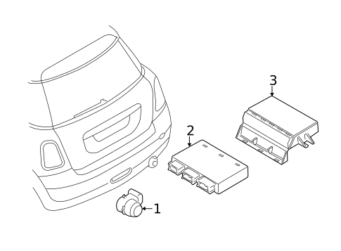 Electrical Components for 2014 Mini Cooper Countryman #3