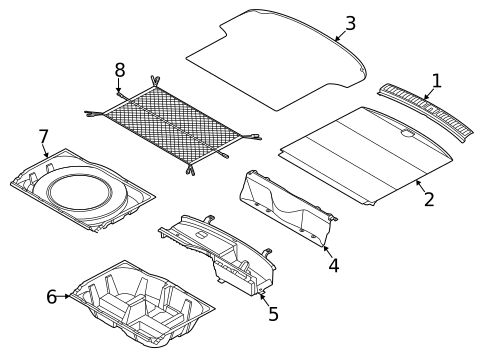 Interior Trim - Rear Body for 2023 Genesis GV80 #1