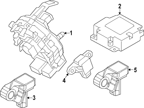 Air Bag Components for 2025 Kia EV9 #1