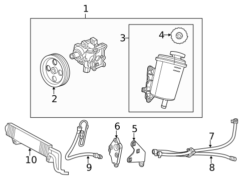 Pump & Hoses for 2013 Ram 2500 #1