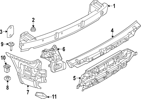 Bumper & Components - Rear for 2023 BMW 760i xDrive #1