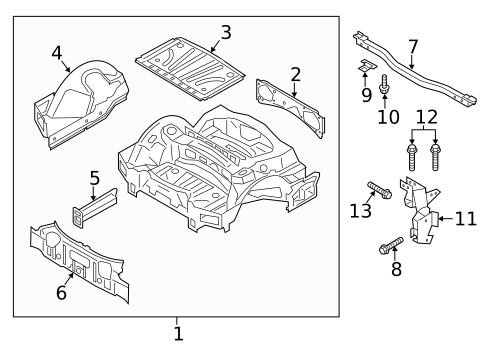Inner Structure for 2015 Porsche Cayman #0