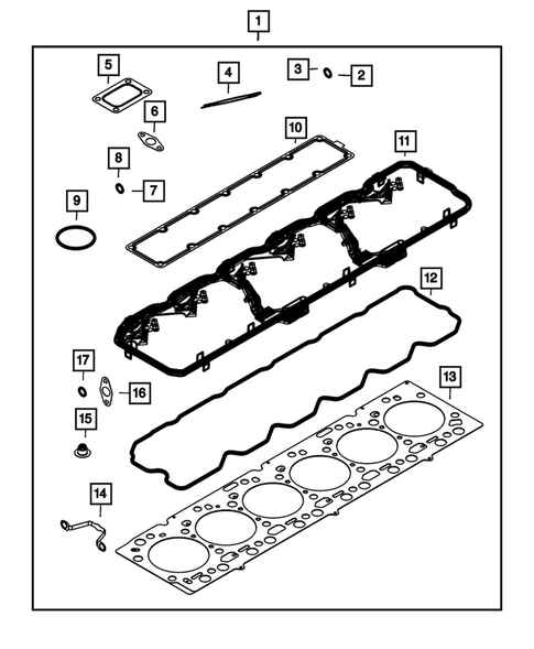 Engine Identification, Service Engines & Engine Service Kits for 2013 Ram 2500 #0