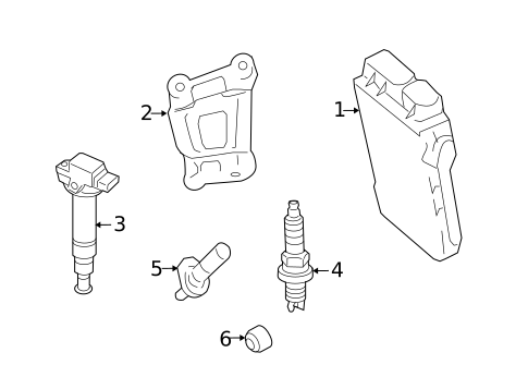 Ignition System for 2012 Scion xD #0