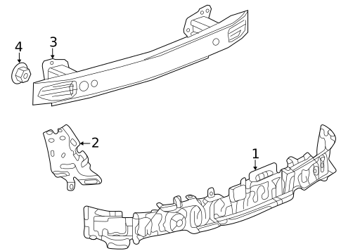 Bumper & Components - Rear for 2022 Cadillac CT5 #2