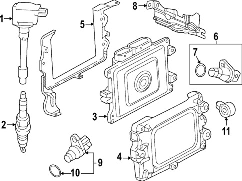 Ignition System for 2023 Honda HR-V #0