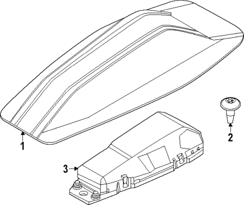 Antenna & Radio for 2025 BMW X5 #1