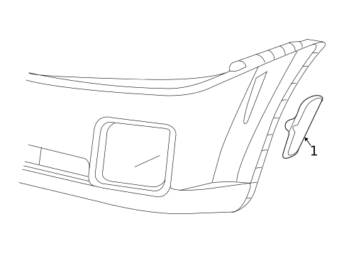 Side Marker Lamps for 2005 Cadillac CTS #0