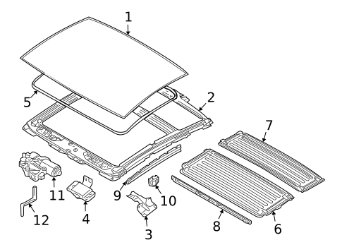 Sunroof for 2009 BMW M6 #0