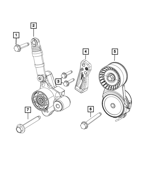 Pulleys and Related Parts for 2020 Ram 1500 #0