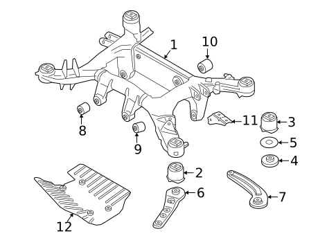 Suspension Mounting for 2021 BMW X5 #0