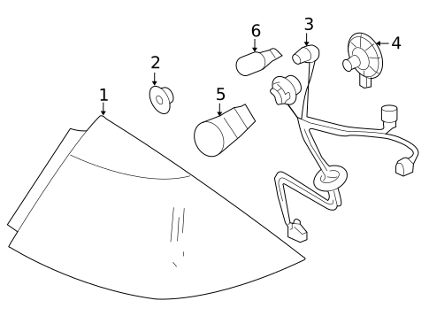 Bulbs - Chassis for 2009 Mercury Sable #1