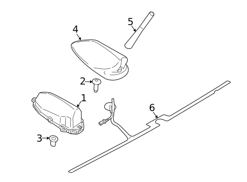 Antenna & Radio for 2020 BMW i3 #0