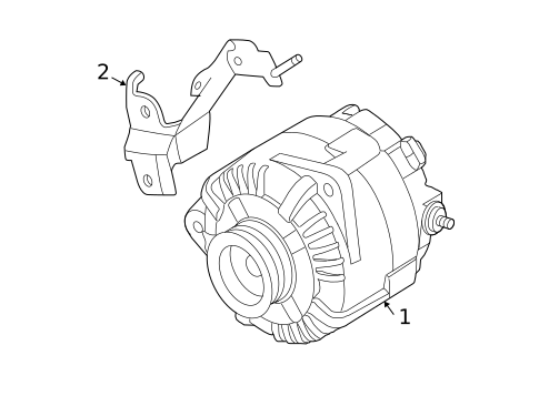 Alternator for 2009 Nissan Maxima #1