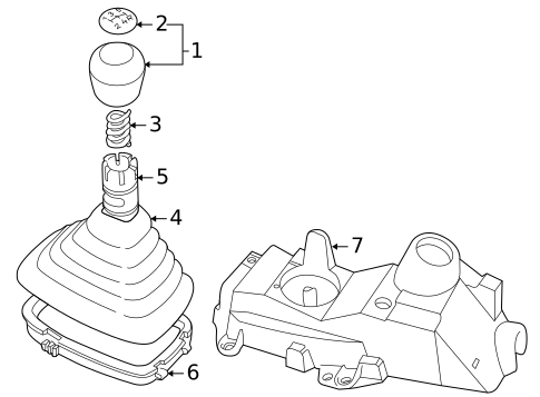 Center Console for 2001 Saab 9-3 #2