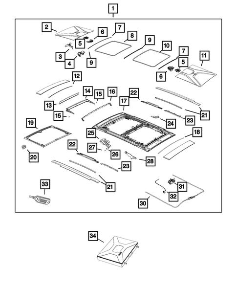 Sunroof for 2017 Jeep Renegade #0