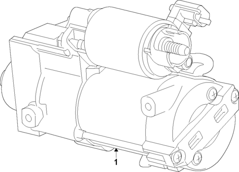 Starter for 2025 Cadillac Escalade #1