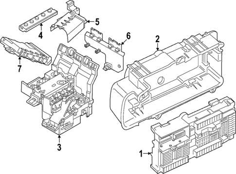 Fuse Box for 2020 BMW 540i #1