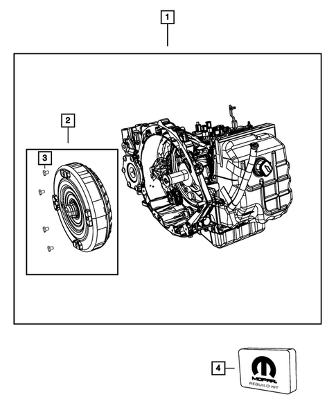 Automatic Transmission / Transaxle and Torque Converter for 2008 Chrysler Pacifica #0