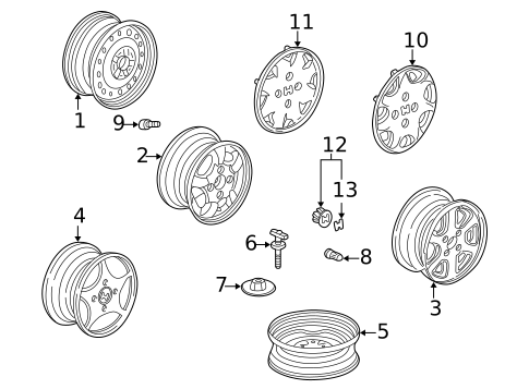 Wheels for 1998 Honda Accord #0