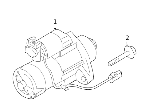 Starter for 2015 INFINITI Q40 #0
