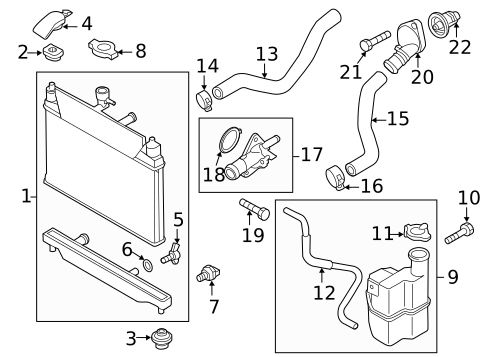 Radiator & Components for 2013 Mazda 2 #2