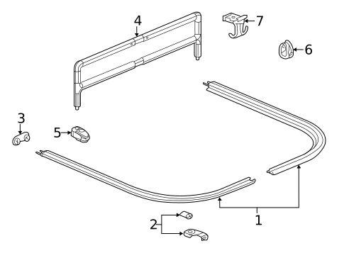 Interior Trim - Rear Body for 2010 Saab 9-5 #2