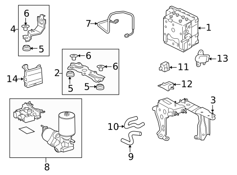 Anti-Lock Brakes for 2012 Lexus RX450h #2